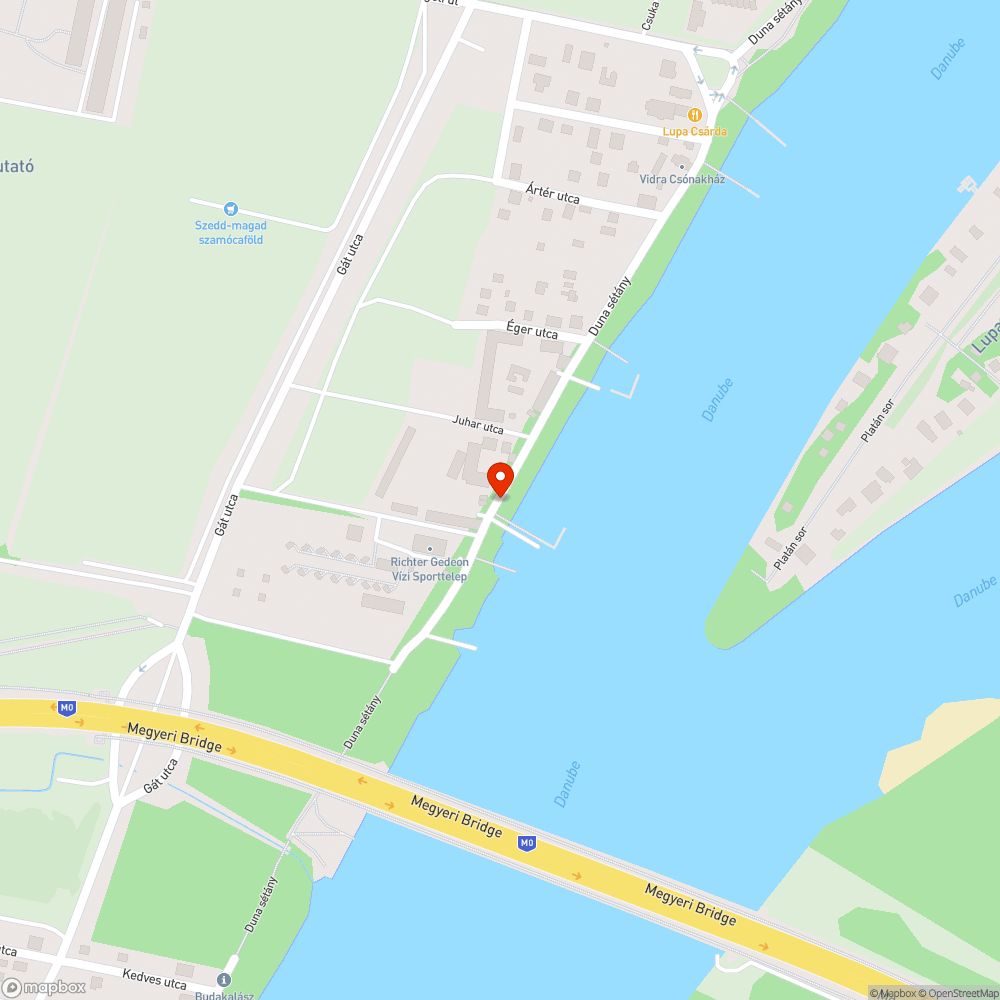 Szentendrei bringaut veszelyes kapufelfai bejelentés helye