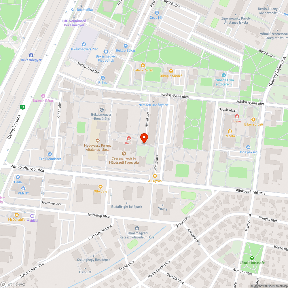 Halott fa bejelentés helye