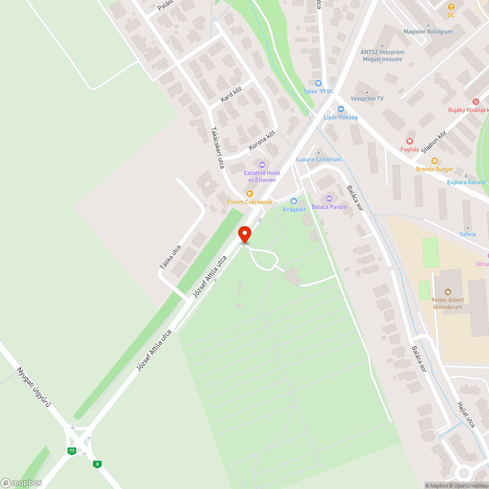 Vámosi úti temető bejárat bejelentés helye