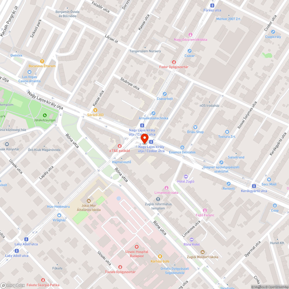 Hiányzó járda elem bejelentés helye