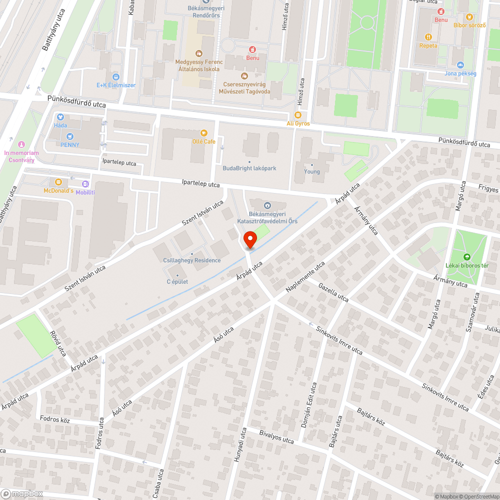 Szemét bejelentés helye