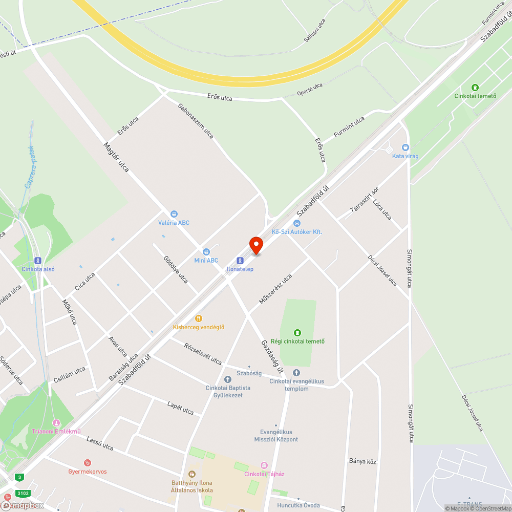 Kiálló oszlop csonk bejelentés helye