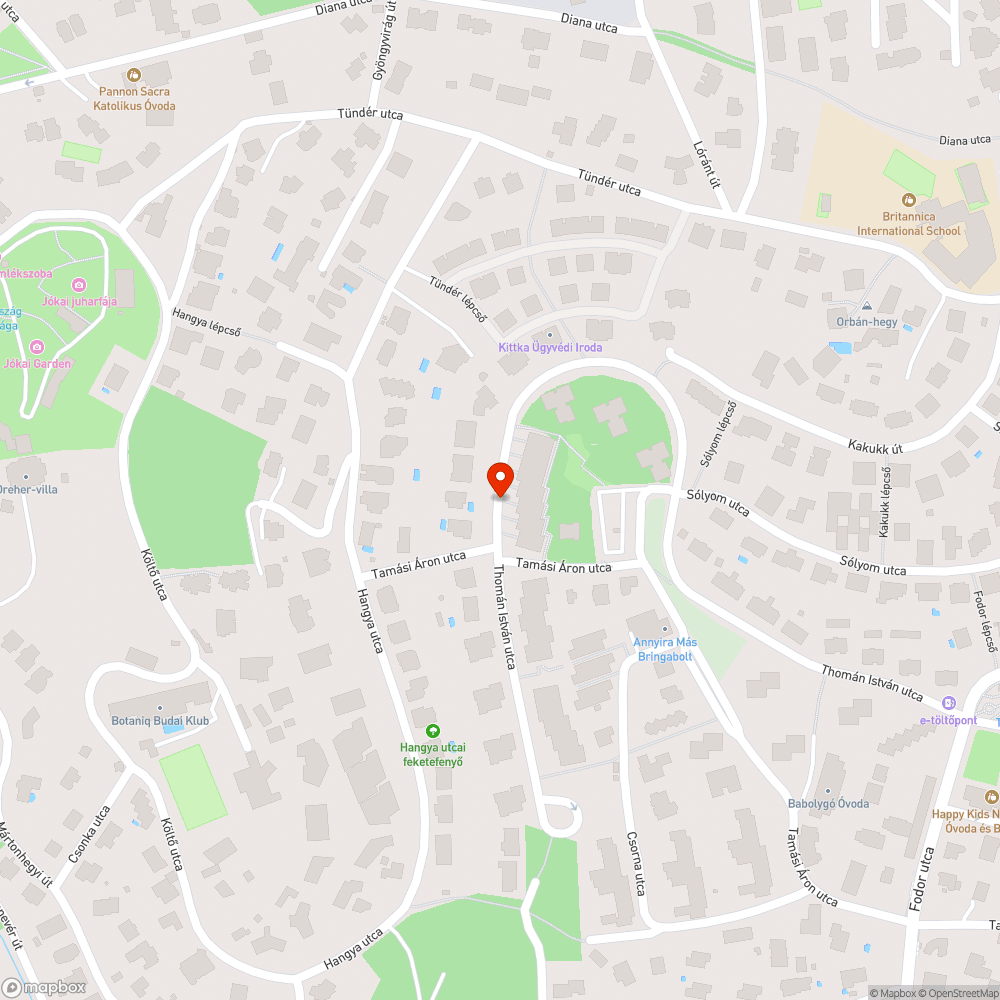 Erősen megsüllyedt, kátyús úttest bejelentés helye