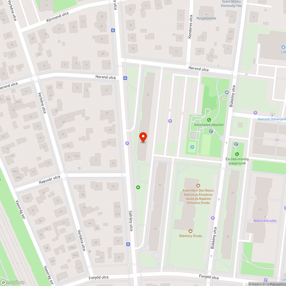 Zöldterületen és járdán parkolás bejelentés helye