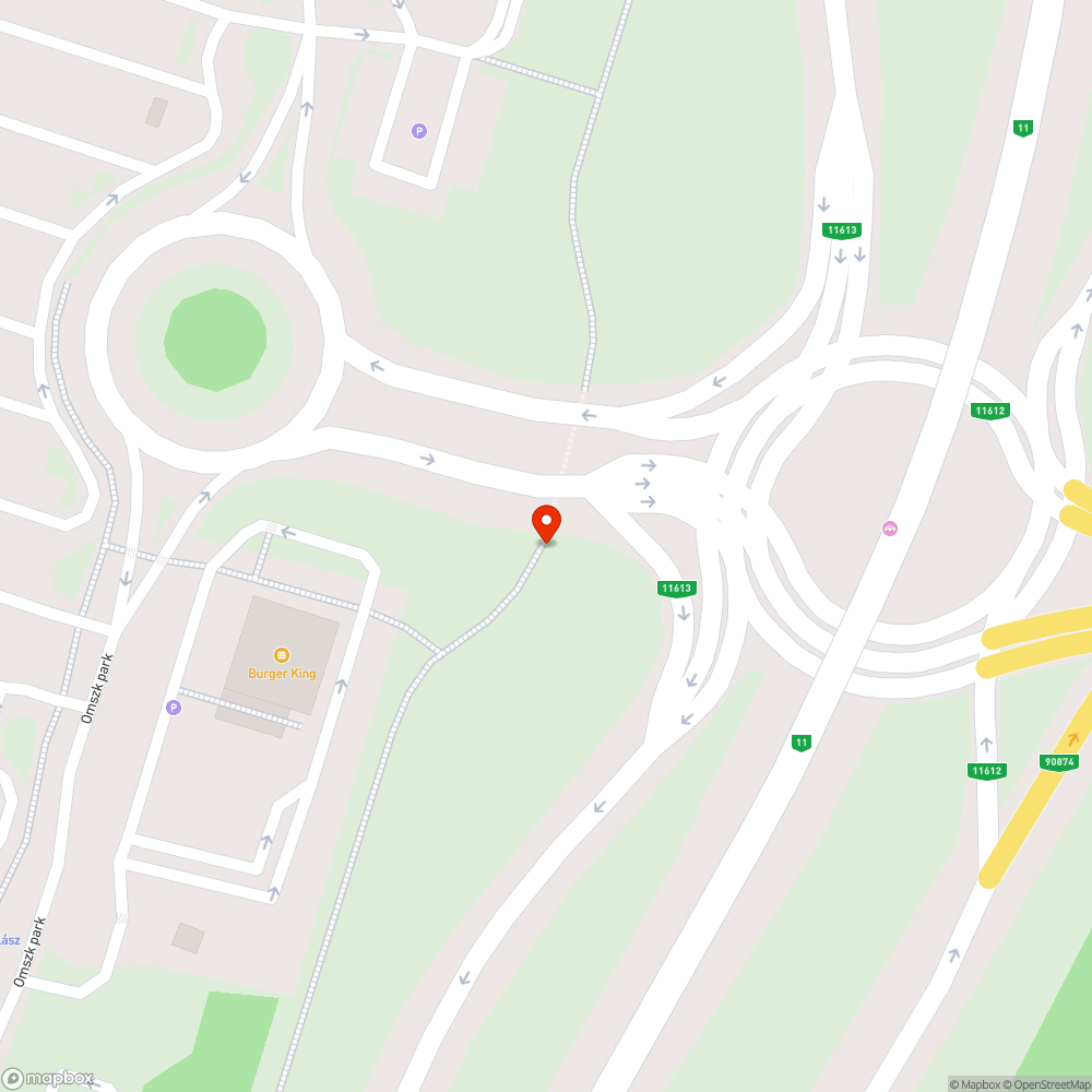 Homokos bicikliút bejelentés helye