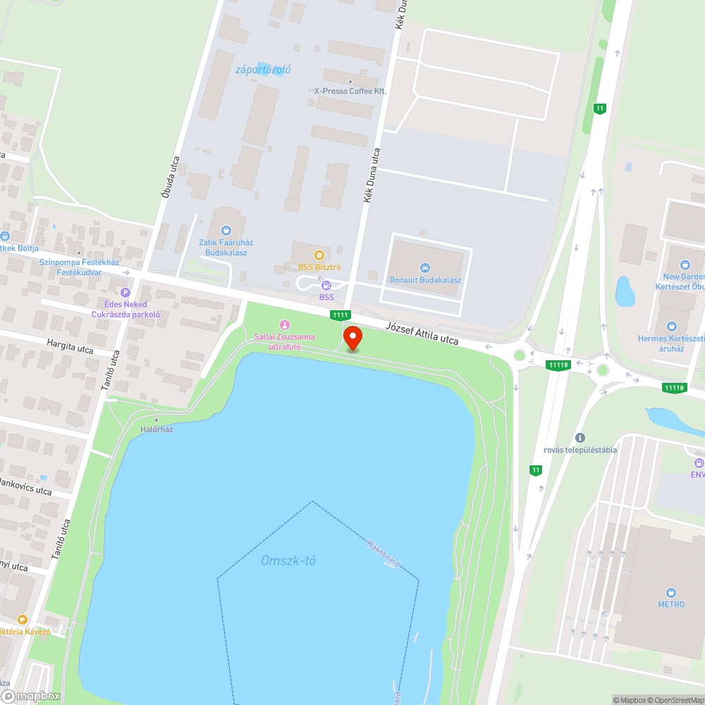 Graffiti bejelentés helye