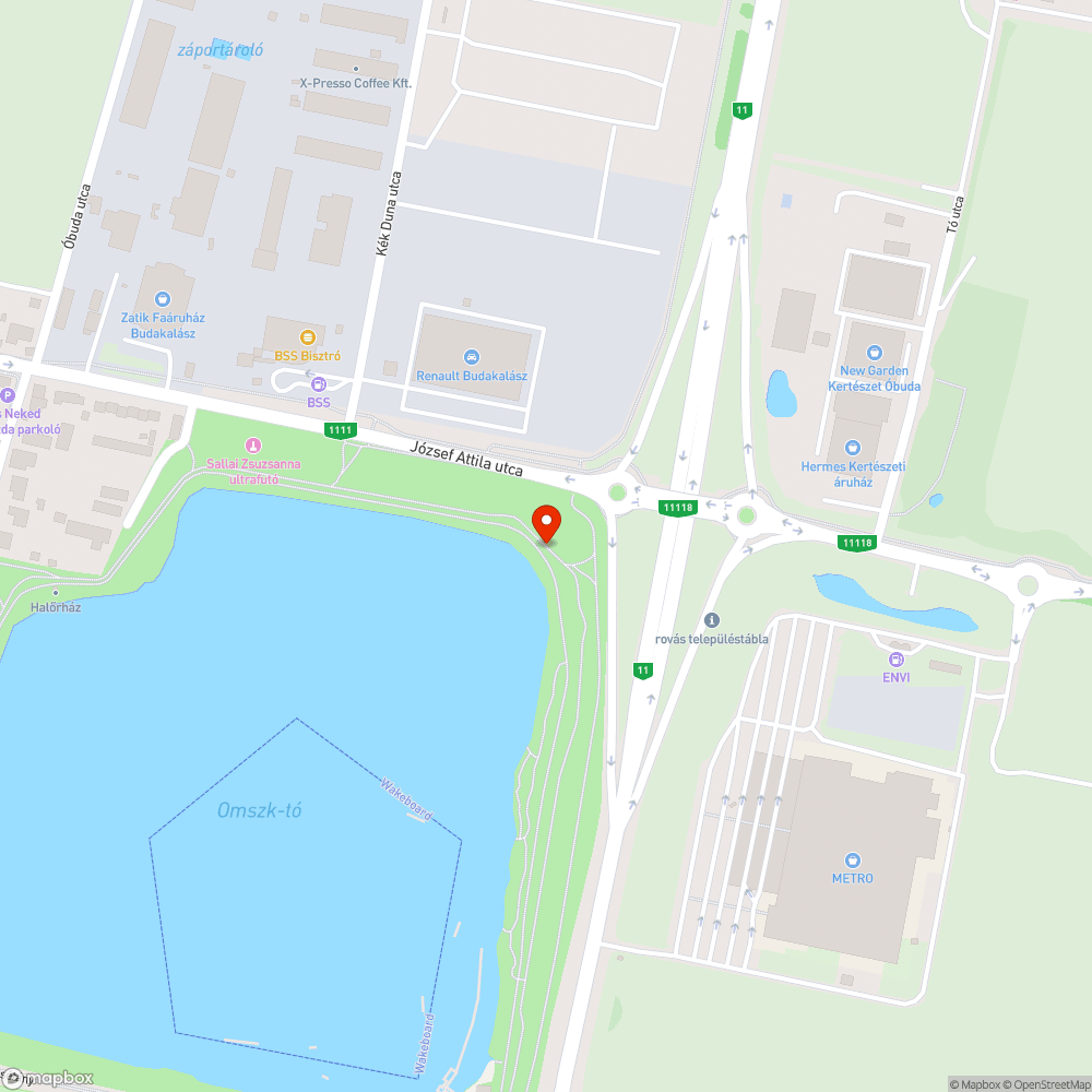 Eltört tábla bejelentés helye