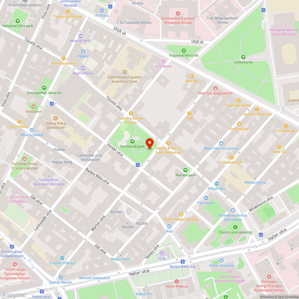 Kutyafuttató kilincse letört bejelentés helye