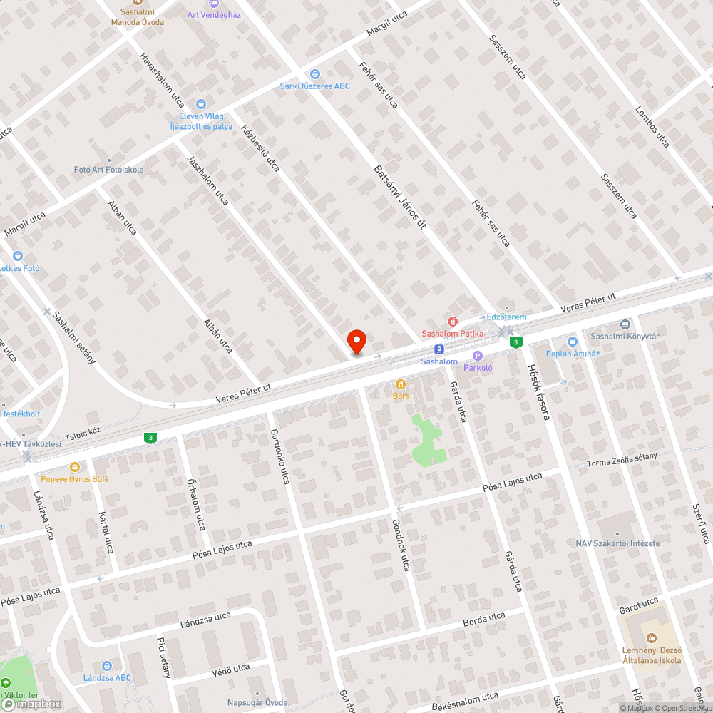 Járdára lógó bokor bejelentés helye