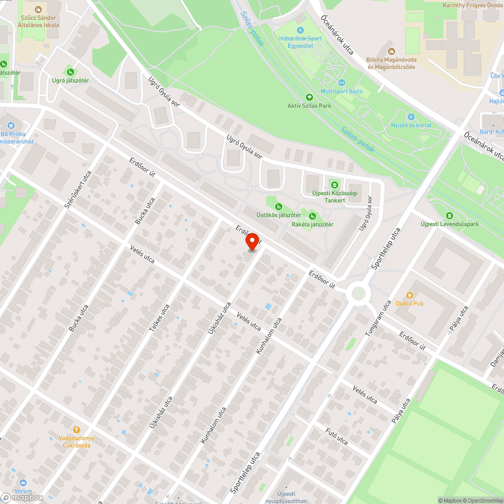 Beszakadt az aszfalt bejelentés helye