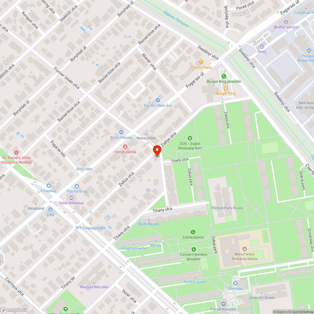 Romlott élelmiszer közterületen bejelentés helye