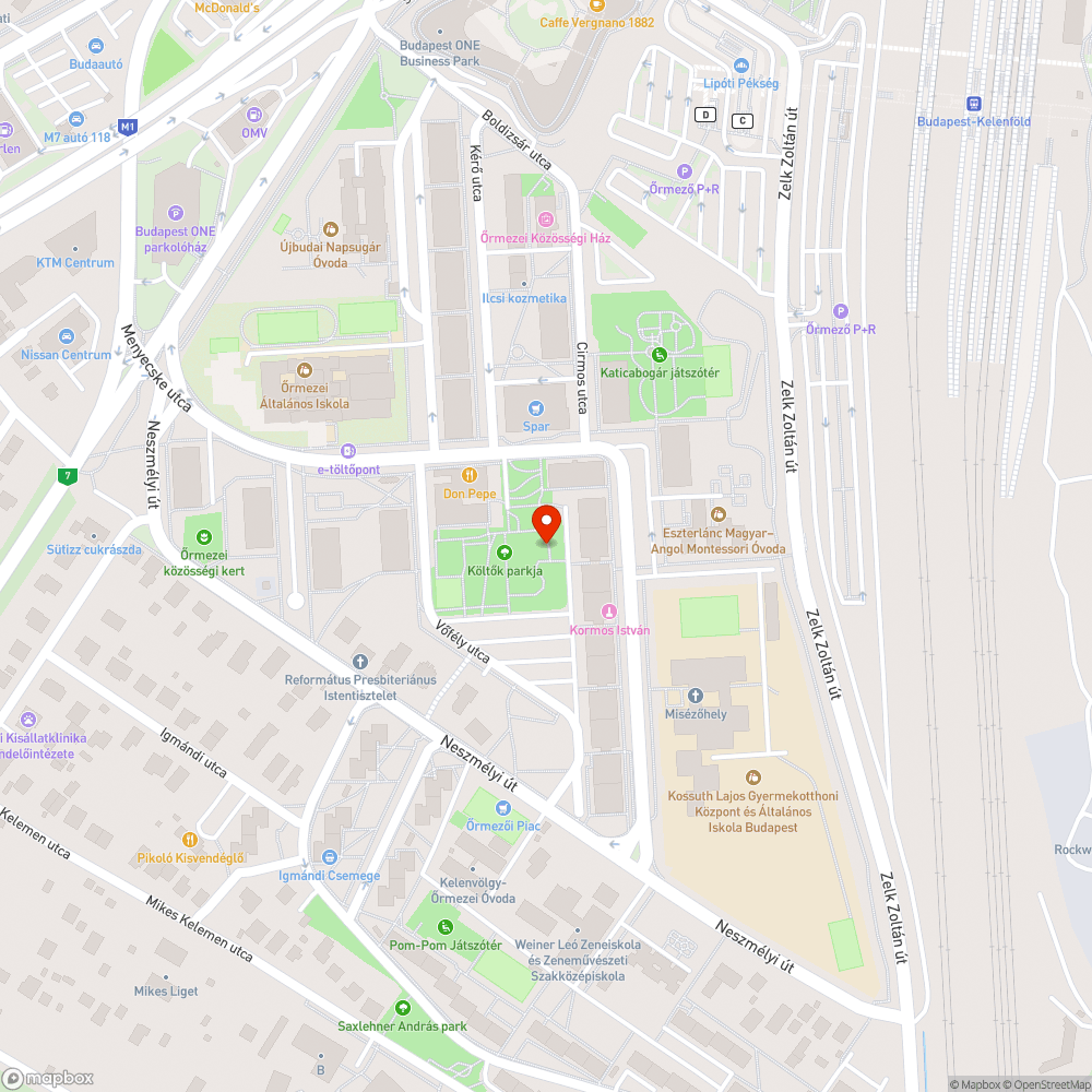 Hajós/karikás játszótér betört padló bejelentés helye