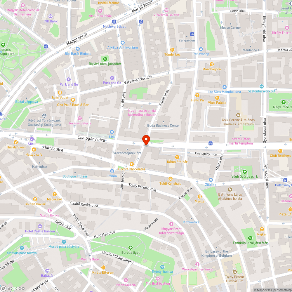 Ferde tábla bejelentés helye