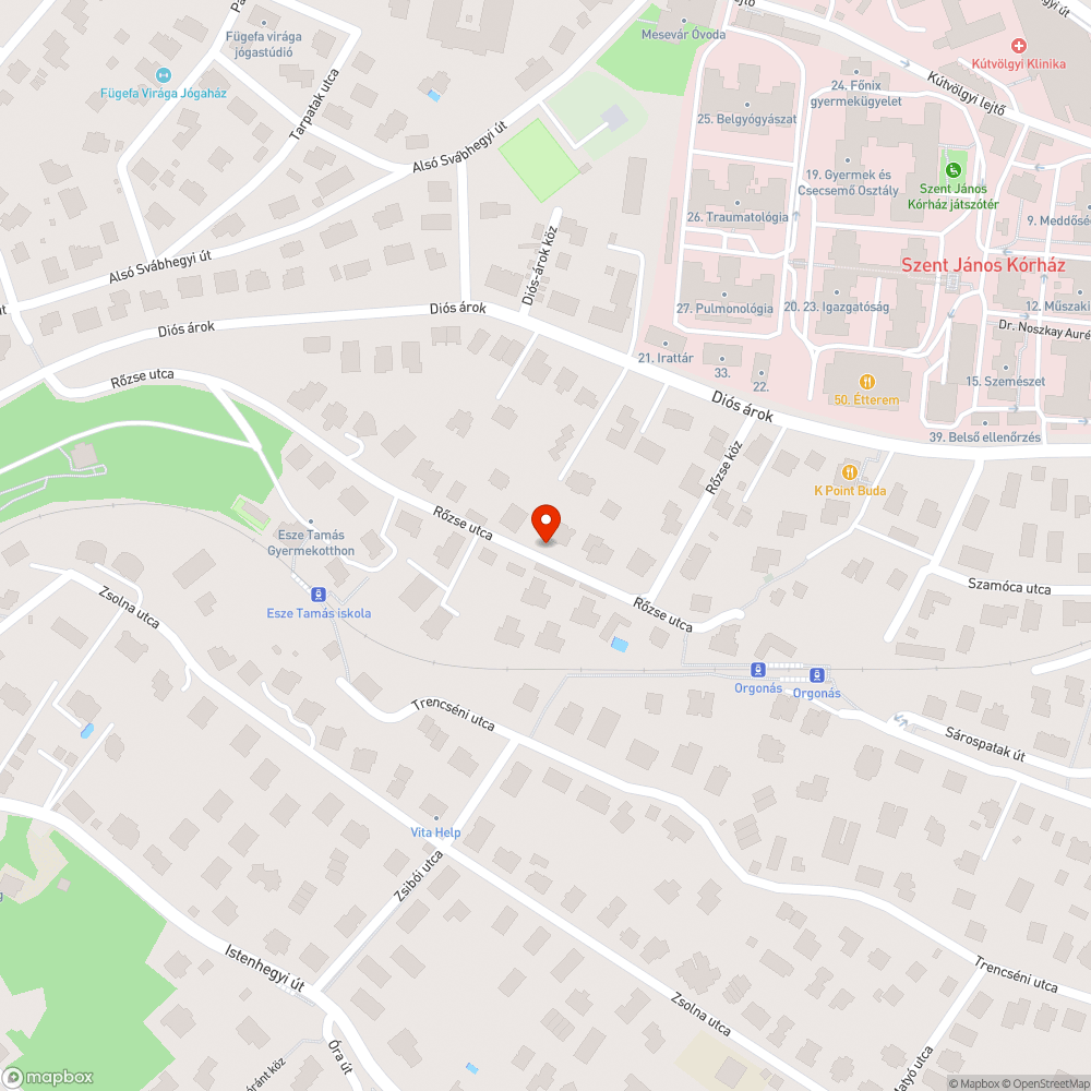 Elhagyott autó bejelentés helye