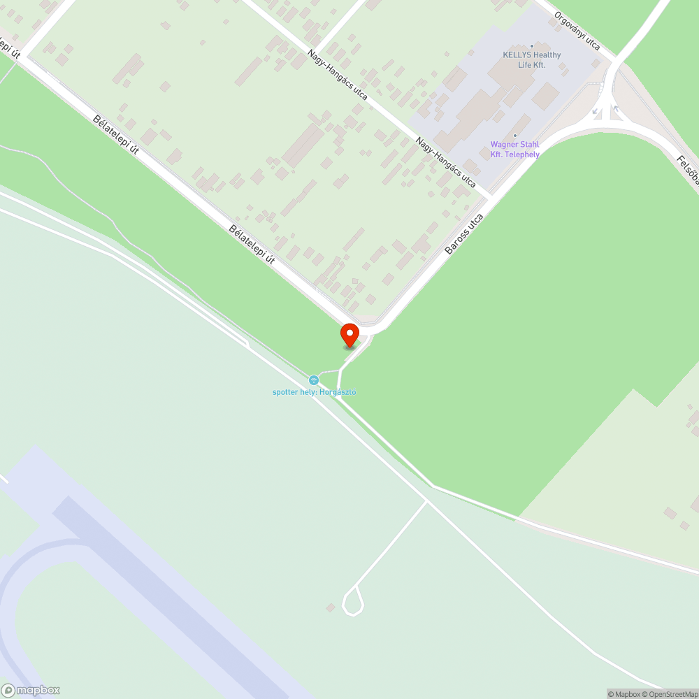 Reptér meleltt szemétlerakás bejelentés helye