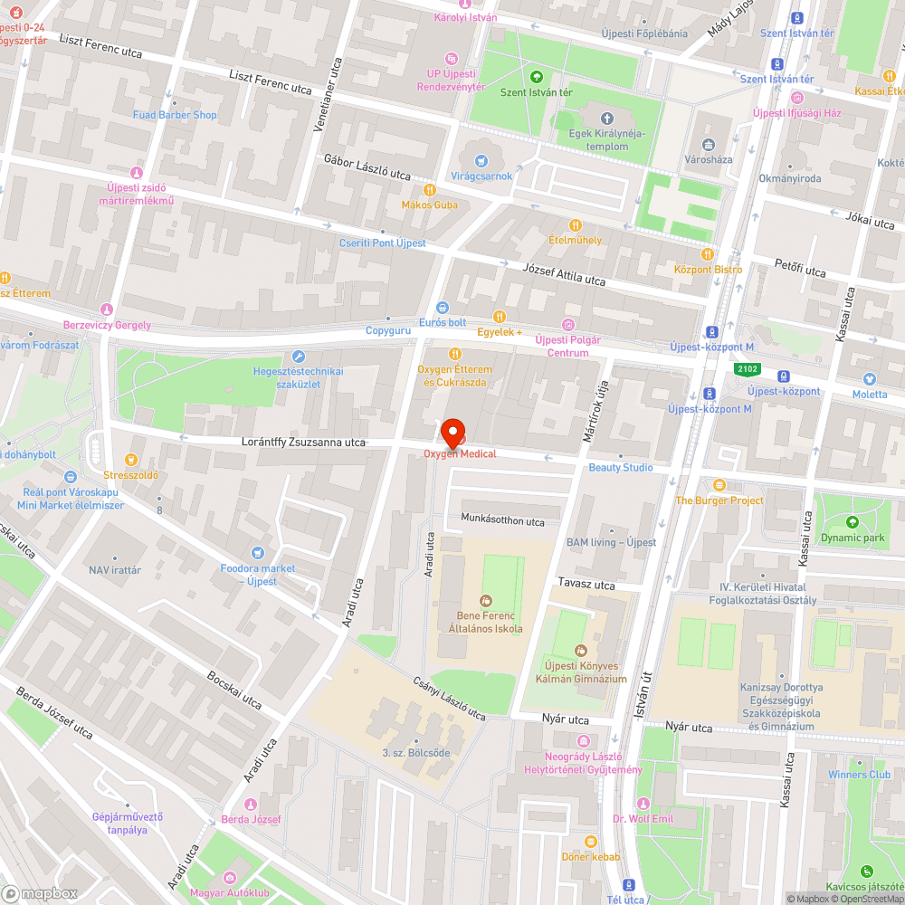 Ágy a járda mellett bejelentés helye