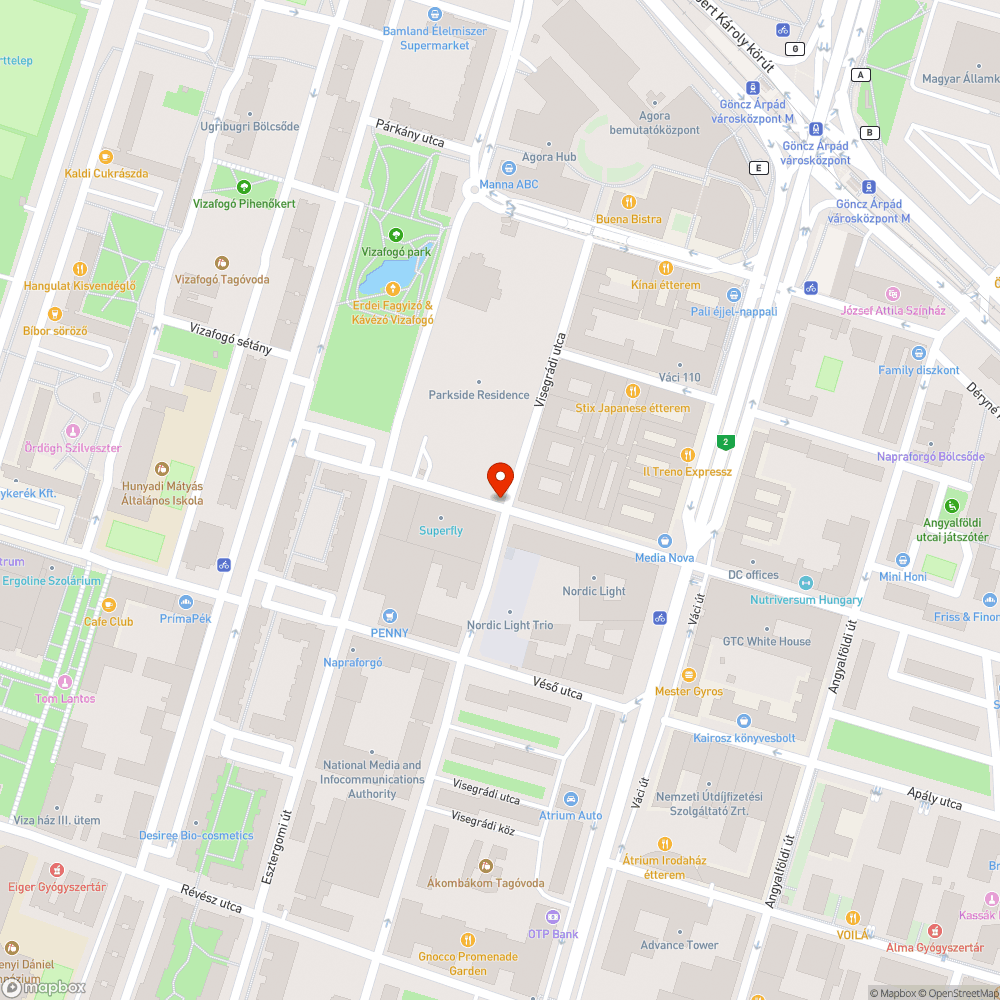 Tönkrement, lyukas fedlap bejelentés helye