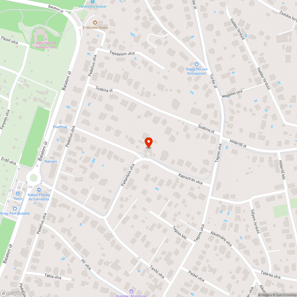 Döglött patkány bejelentés helye