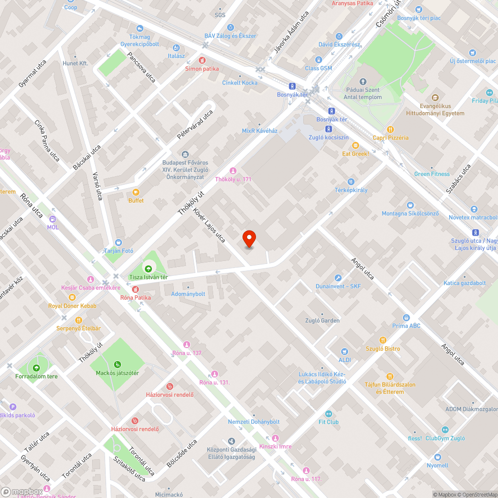 Hátrahagyott hulladék bejelentés helye