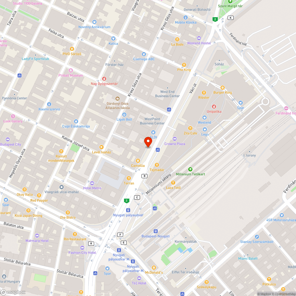 Parkolás a járdán bejelentés helye