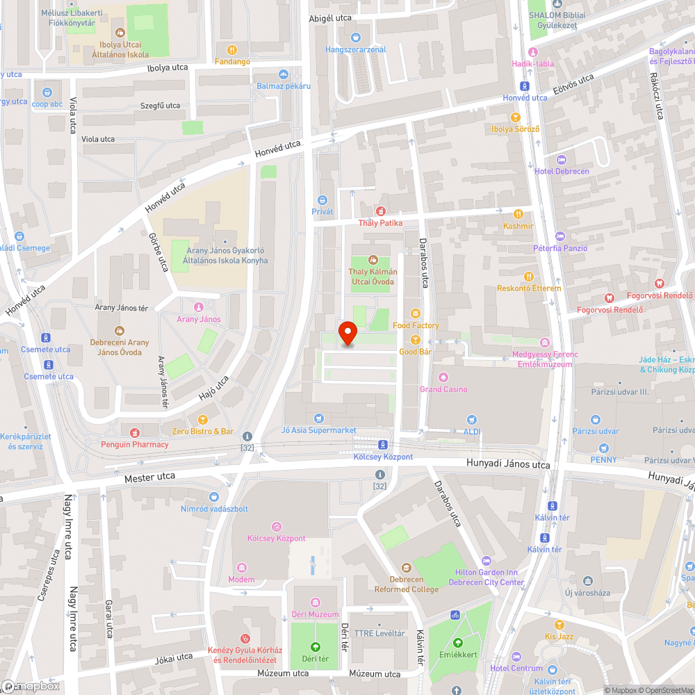 Veszélyes letört faág bejelentés helye