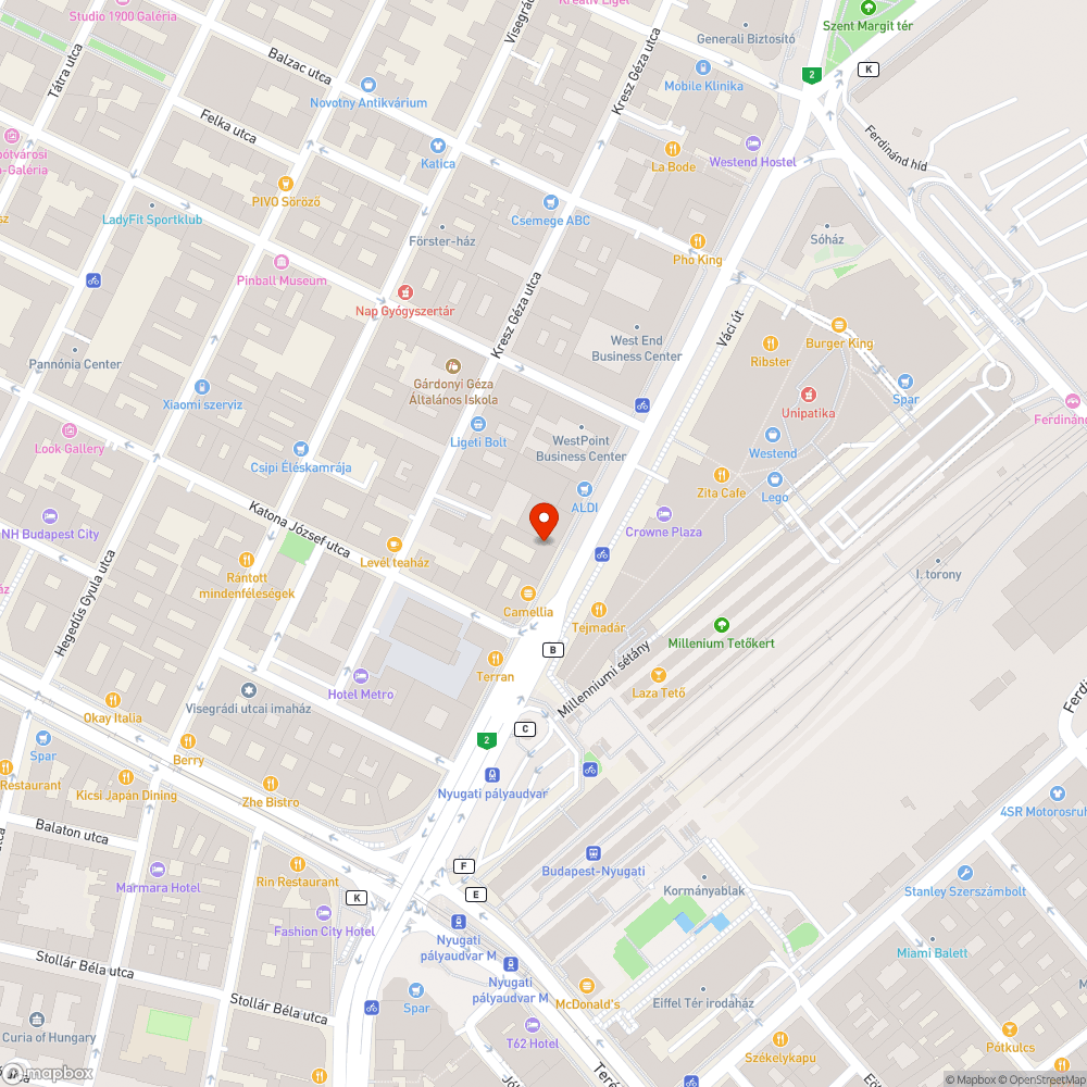 Szemetes a biciklisáv bejelentés helye