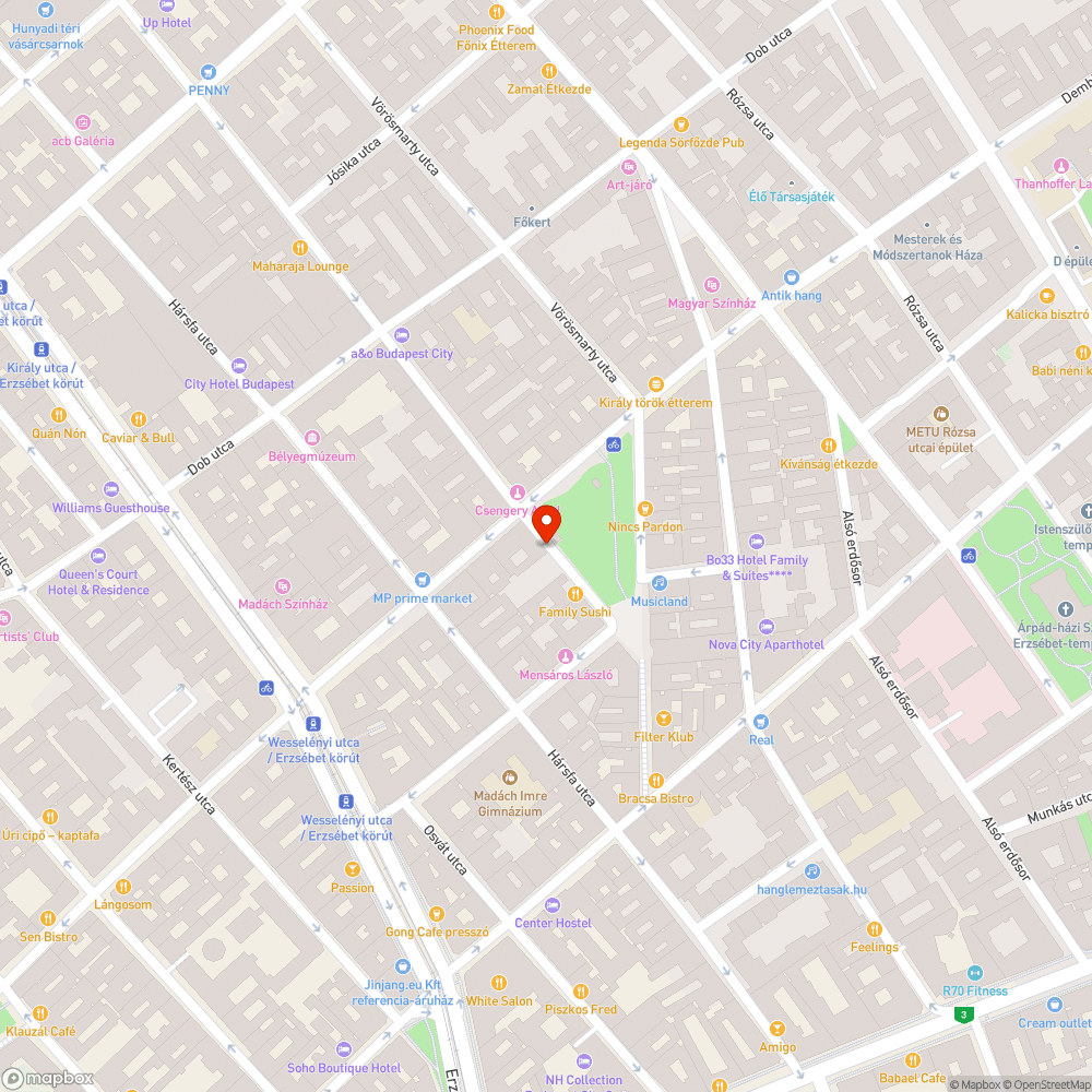 Homokhiány bejelentés helye