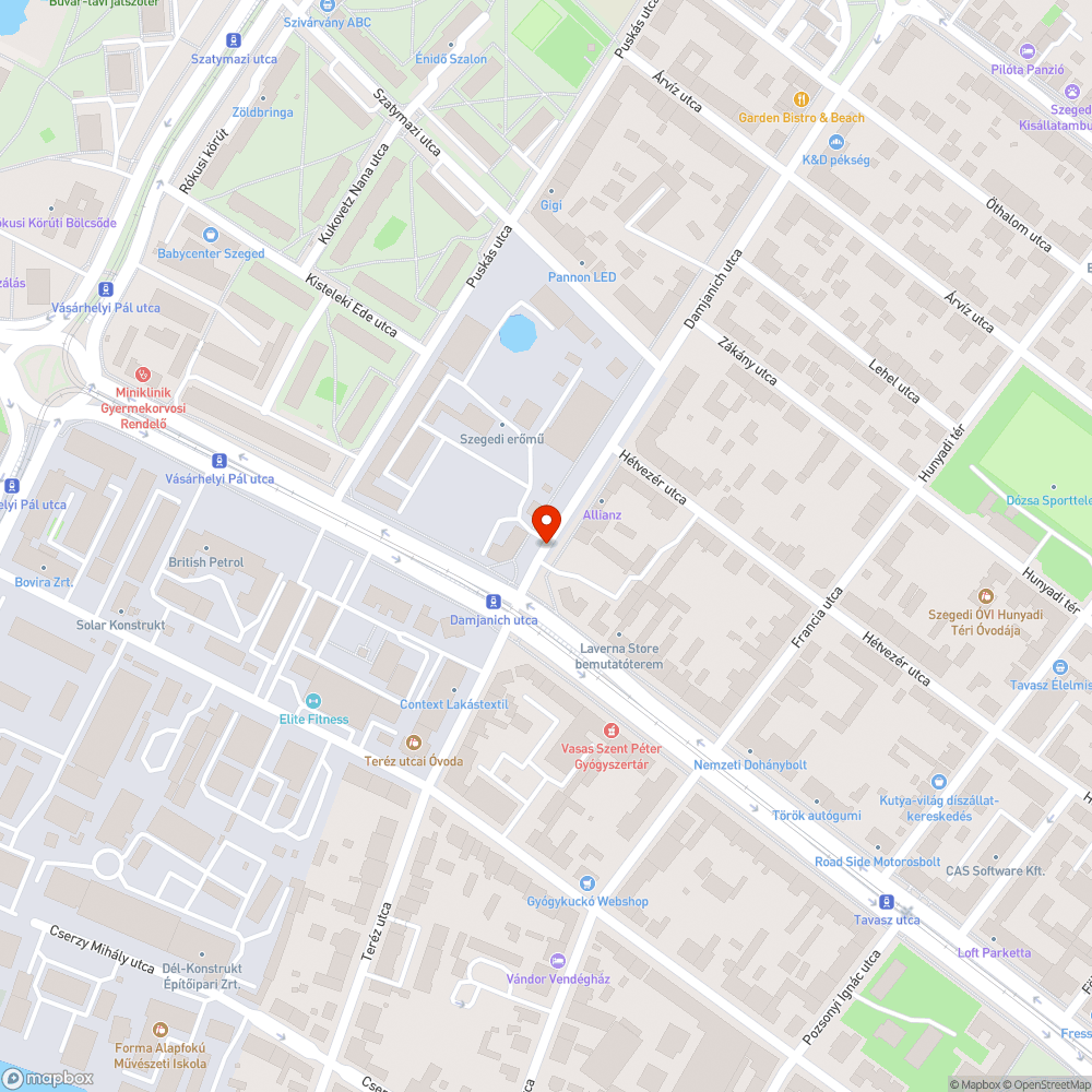 Elhagyatott defektes jármű bejelentés helye