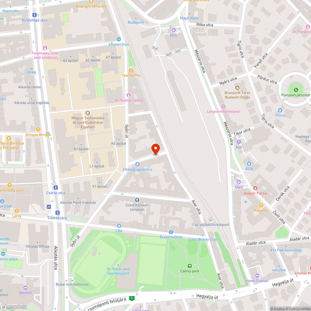 Fal vizesedése utca felől bejelentés helye