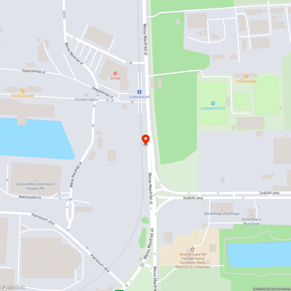 Járdára dőlt fa bejelentés helye