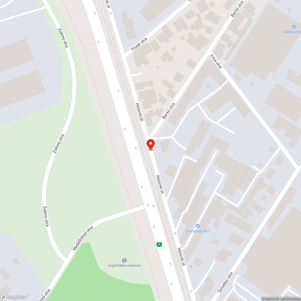 Benőtt járda bejelentés helye