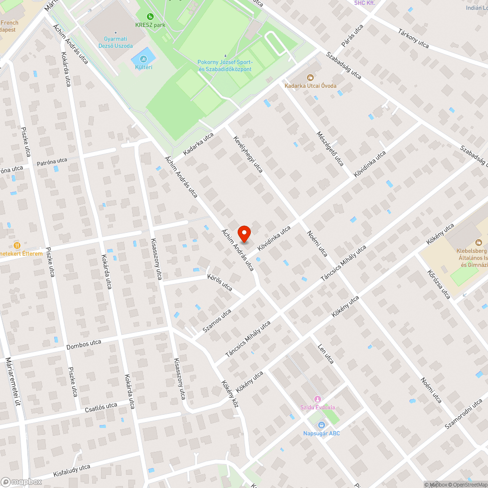 Egy hatalmas kátyú bejelentés helye