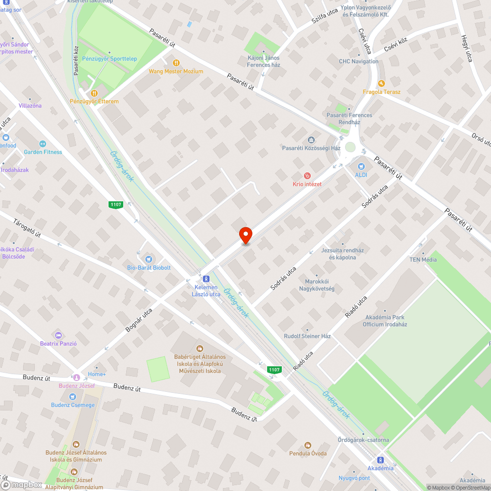 Felhalmozódott  zöldhulladék bejelentés helye