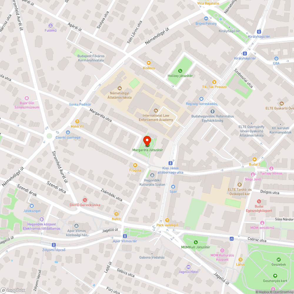 Margaréta játszótér gondozatlansága bejelentés helye