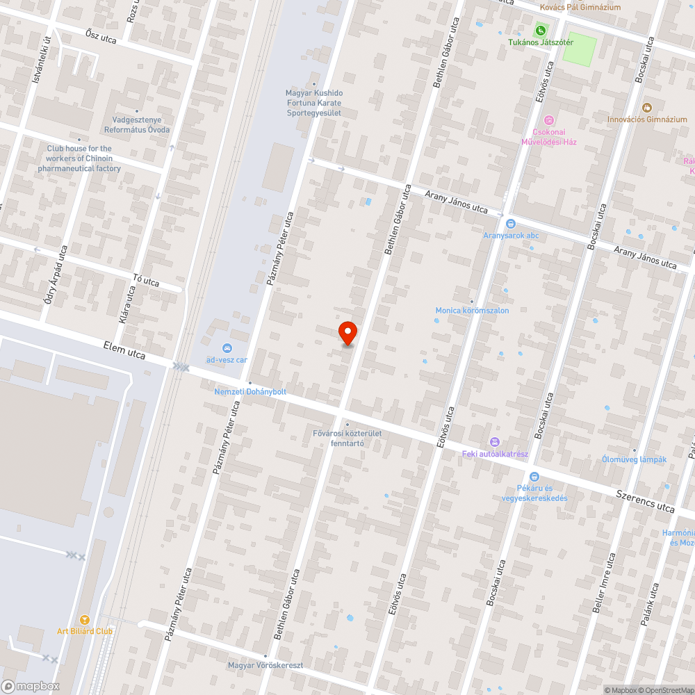 Üvegszilánkok bejelentés helye