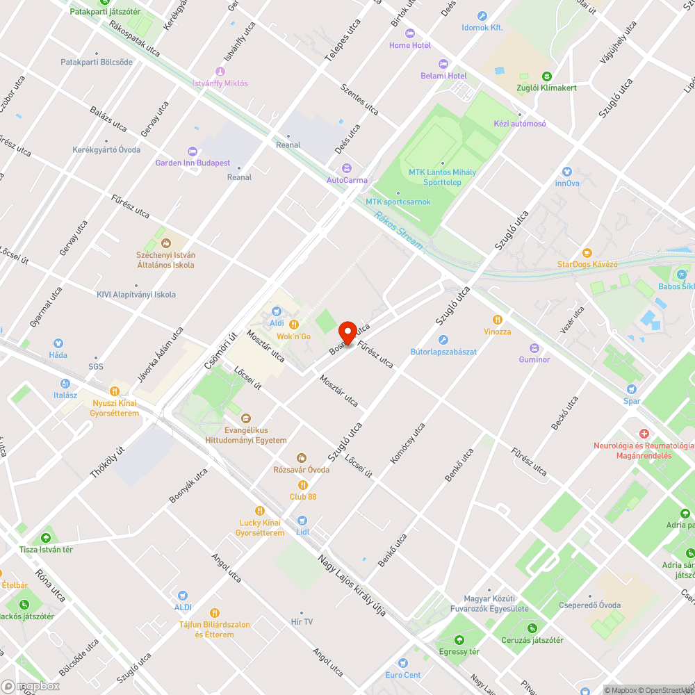 Üzemképtelen autó bejelentés helye