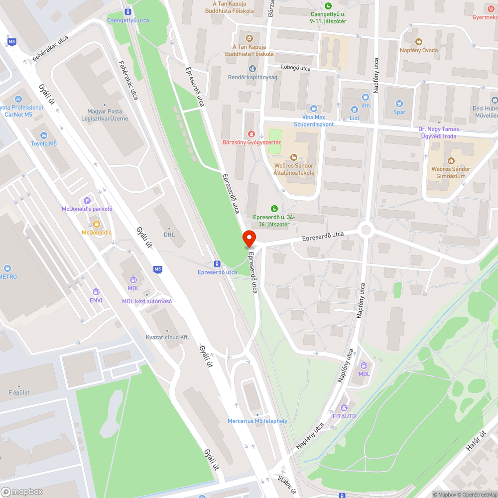 Gyalogos átkelőhely takarásban bejelentés helye