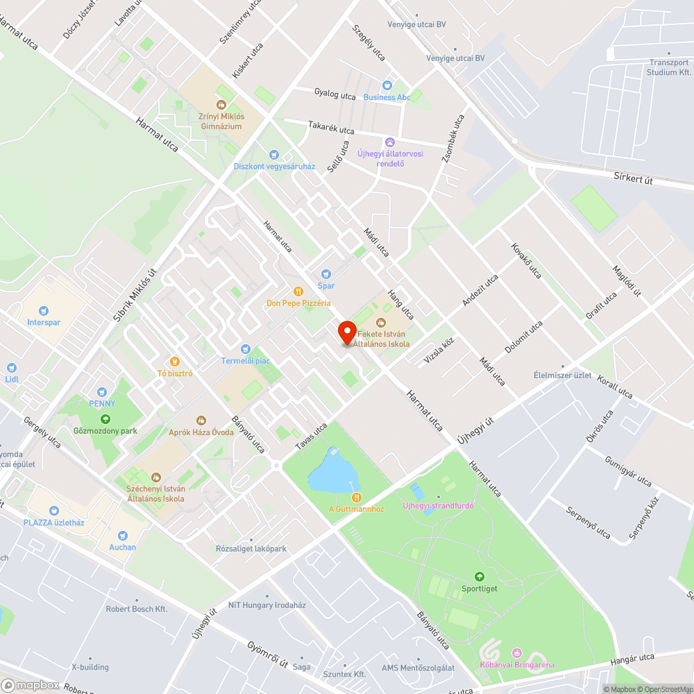 Lassan süllyedő vízmű és járda aszfalt bejelentés helye