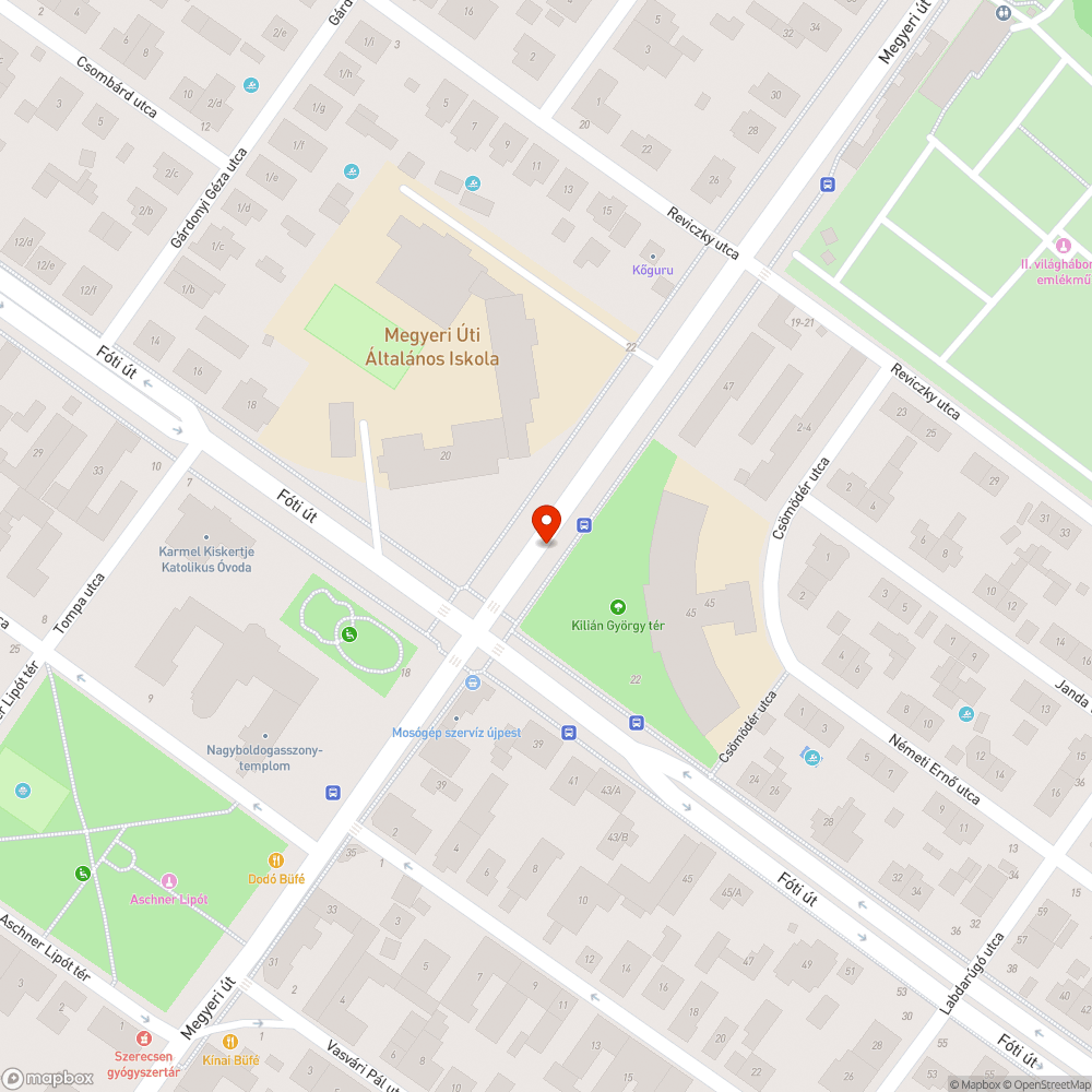 Elkopott sávfelfestés bejelentés helye