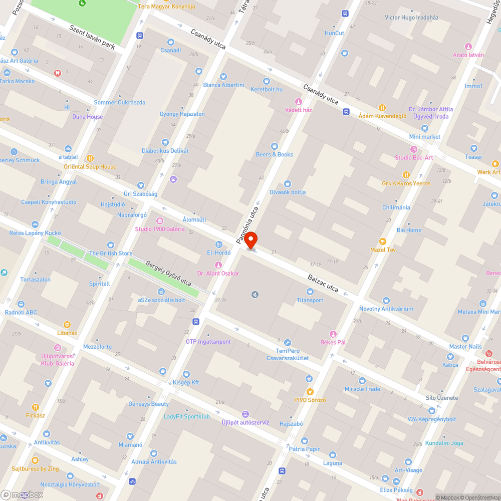 Járda bejelentés helye