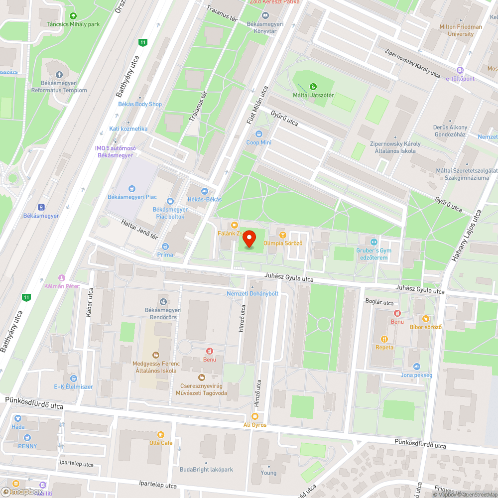 Rengeteg szemét bejelentés helye