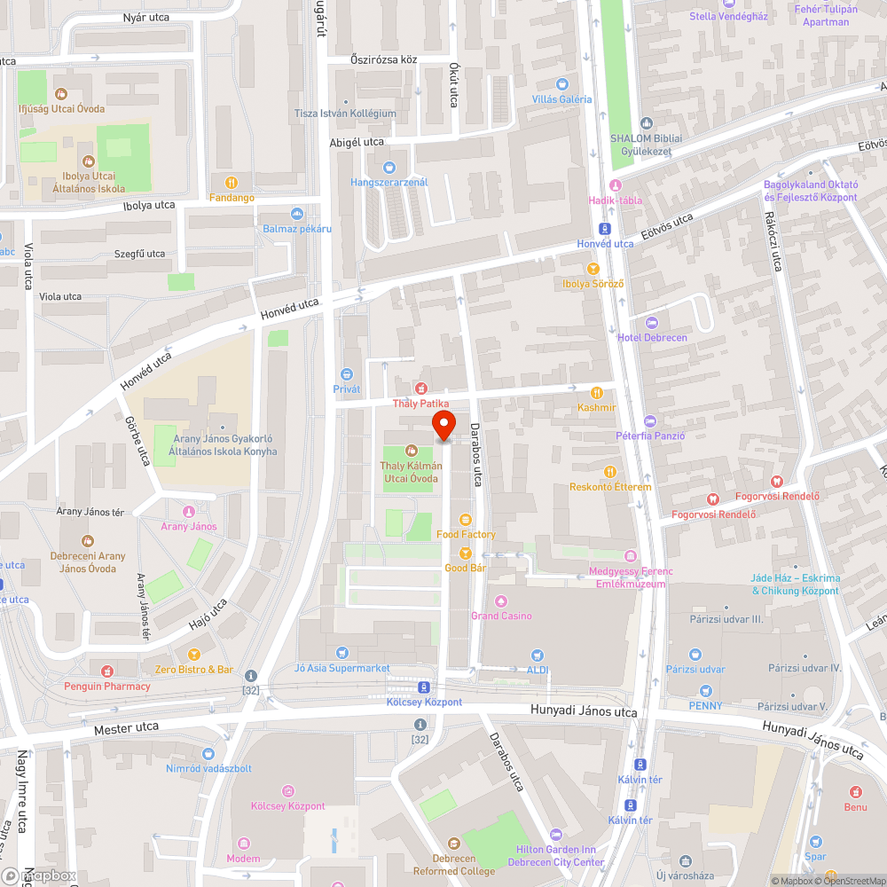 Nem megfelelően világító lámpafej bejelentés helye