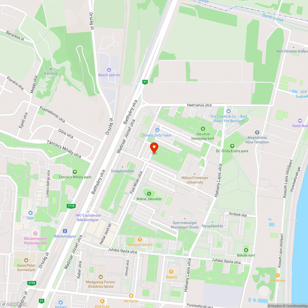 Gumiabroncs bejelentés helye