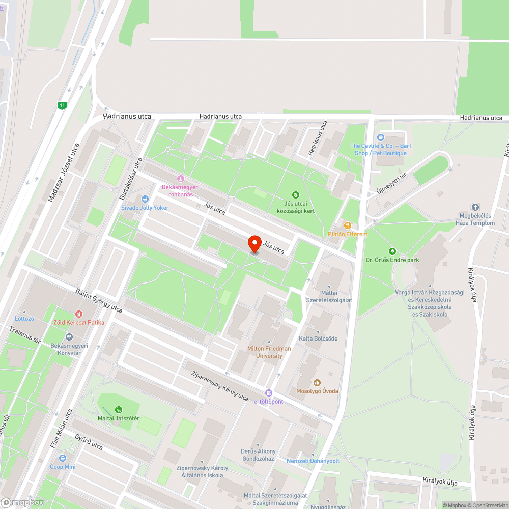 Halott fa bejelentés helye