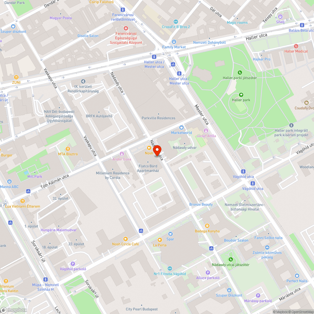 Szabálytalanul parkoló robogó bejelentés helye