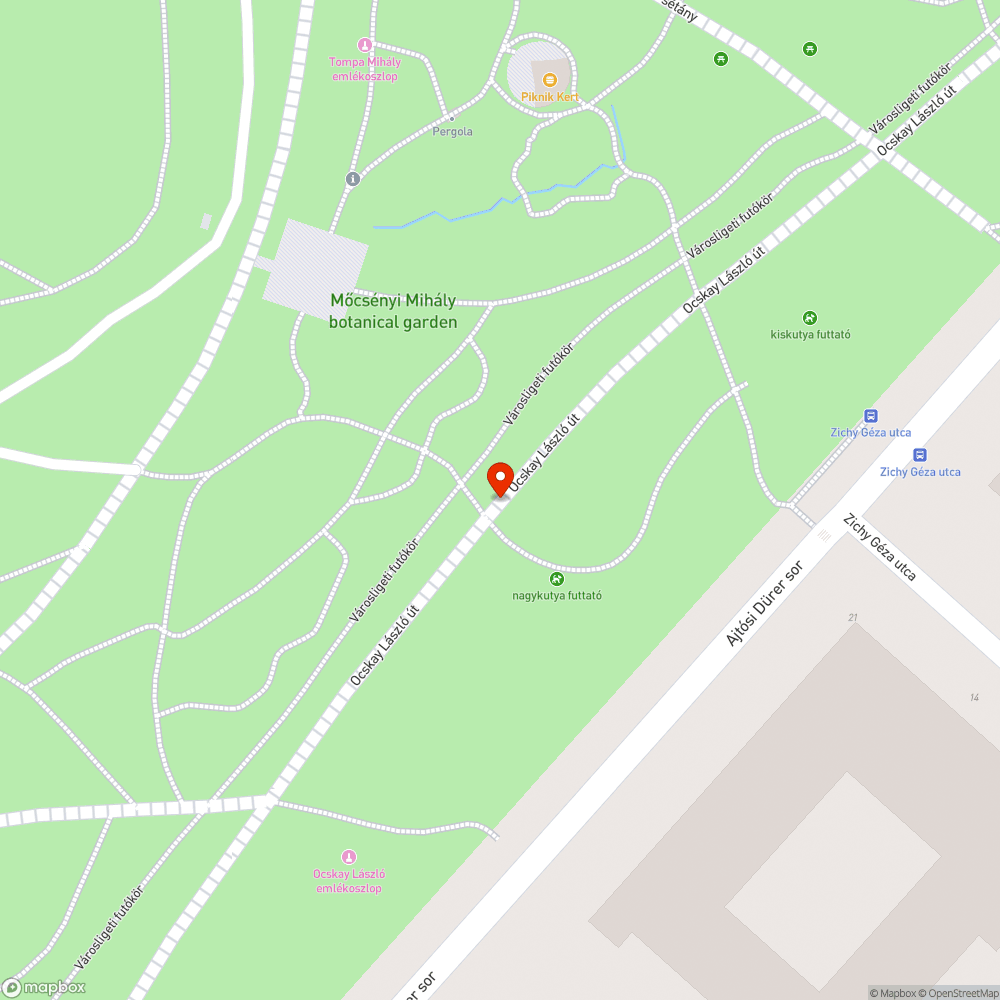 Tűzforró mezitlábas sétaút bejelentés helye