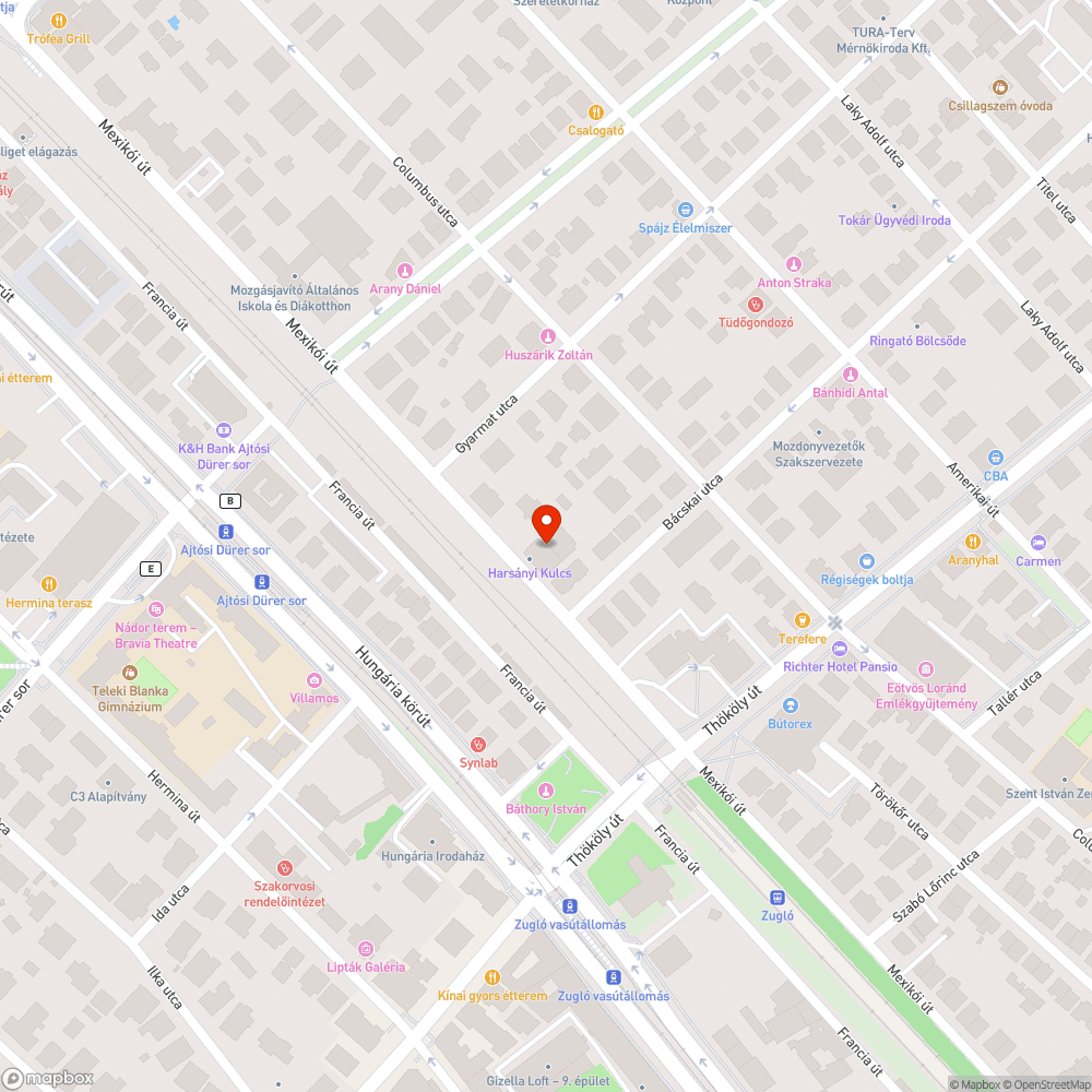 Botlásveszélyes aknafedél bejelentés helye