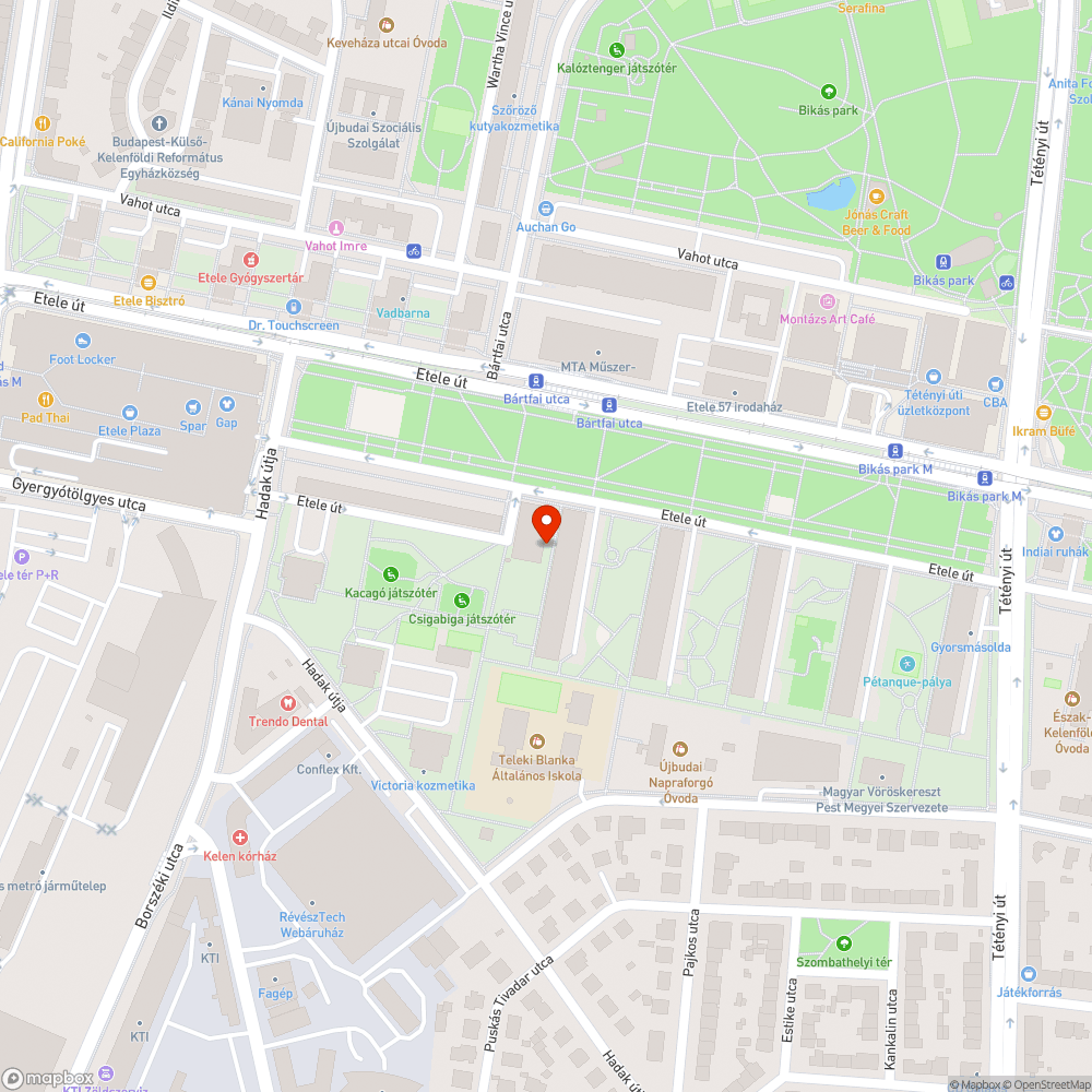 Madártetem bejelentés helye