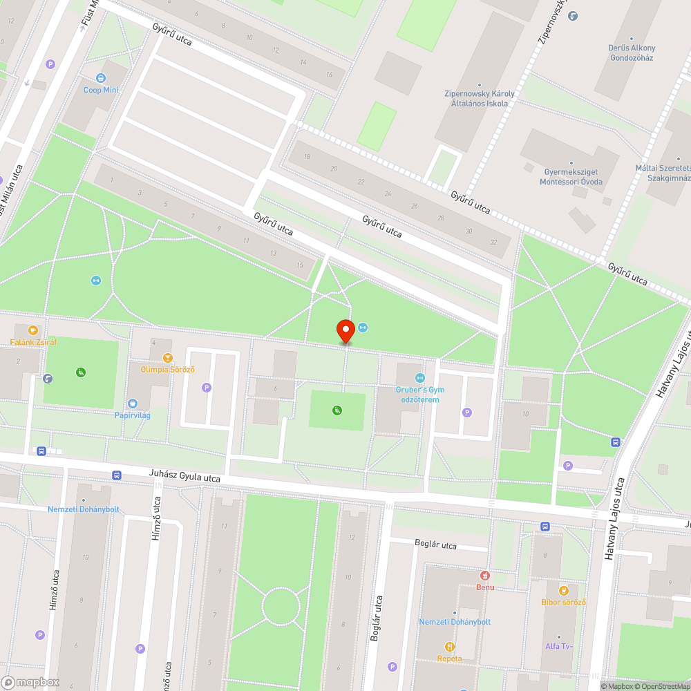 Letört faágak és zöldhulladék bejelentés helye