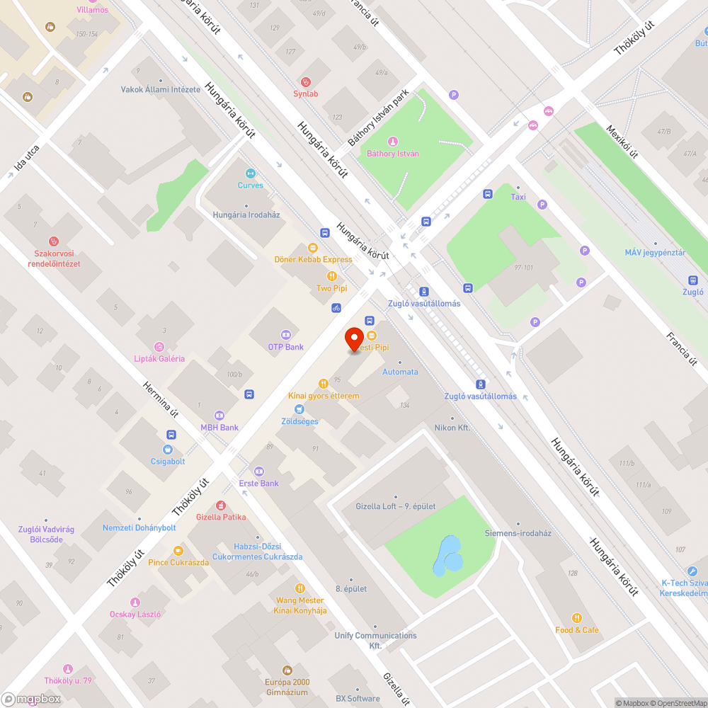 Lekopott útburkolati jel bejelentés helye